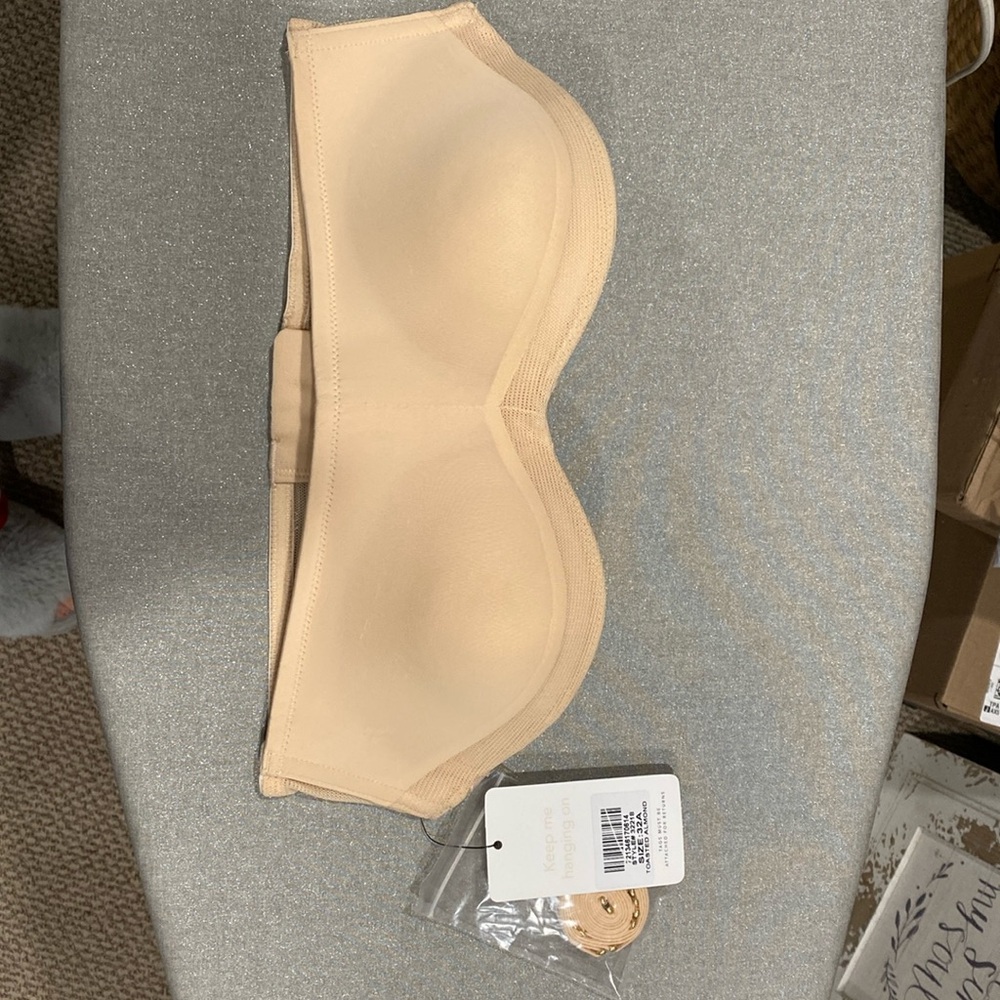NWT Lively strapless bra 32A in color Toasted Almond